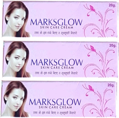 COSMORA MARKSGLOW SKIN CARE CREAM FOR GLOWING & BRIGHTNING SKIN PACK OF - 20g x 3(60 g)