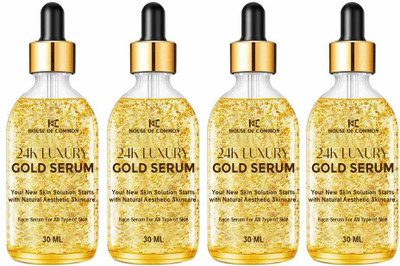 house of common Advanced Age Defying Face Serum With 24K Gold (30ml) Pack of 4(120 ml)