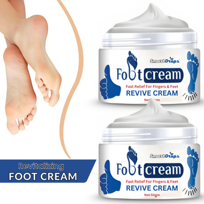 smartdrops Foot & Hand Moisturizing Cream | Clean Finish | Easy to Apply(100 g)