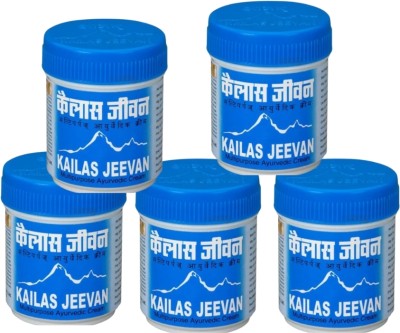 Kailash jeevan pack of 5 Kailas Jeevan Multipurpose Ayurvedic Cream - 30g(30 g)