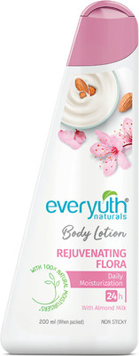 Everyuth Naturals Rejuvenating Flora Body Lotion| For Deep Hydrating Skin Nourishment(200 ml)