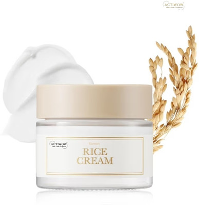 ACTIWOW Korean Rice Cream Fresh Tone Glow Cream(50 g)