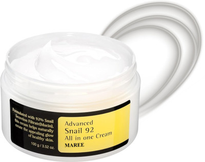 Maree Snail 92 All In One Cream – For Acne Scars, Brightening & Moisture Lock(100 g)