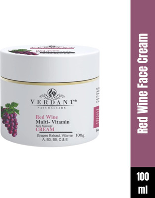Verdant Natural Care Red Wine Face Cream(100 ml)