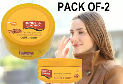 KA-KAIASHA Youthful Moisturizer Honey And Almond Moisturiser Cream Cold Cream Pack Of 2(400 g)