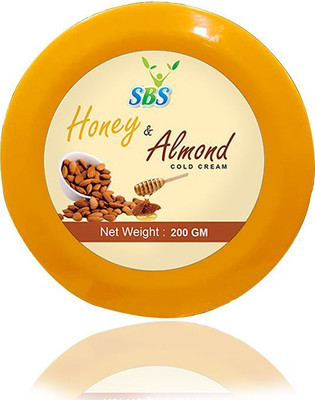 SBS Nourishing Honey & Almonds Skin Cream with Vitamin E, Natural Sunscreen(200 g)