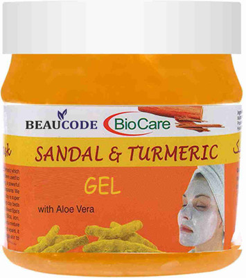 BEAUCODE BioCare Sandal & Turmeric Face Gel For Women & Men For All Skin Types(250 ml)