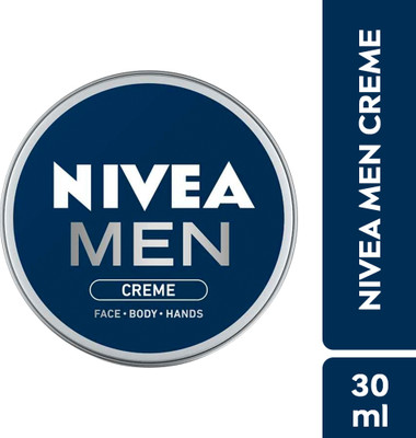 Nivea Men Men Creme, Non Greasy Moisturizer, Cream for Face, Body & Hands(30 ml)
