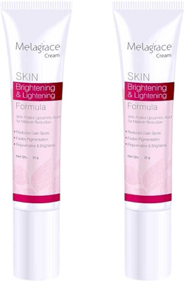 lamiglow MELAGRACE CREAM FOR WHITENING & BRIGHT GLOW SKIN PACK OF 15g x 2(30 g)