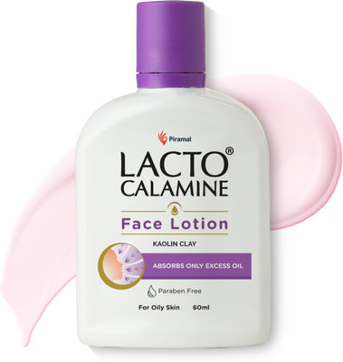 Lacto Calamine Daily Face care Lotion for Oil Balance - Oily Skin, Retain Moisture, Absorb excess Oil & Helps prevent Pimples, acne & dark spots(60 ml)