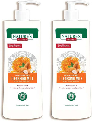 Nature's Essence NOURISHING CLEANSING MILK ALMOND&HONEY LOTION 400MLX2(230MRPX2)(800 ml)