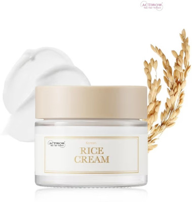 ACTIWOW Korean Rice Cream Soft Dewy Texture(50 g)