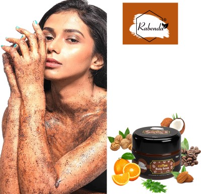 RABENDA Coffee Body Scrub for Tan Removal & Soft-Smooth Skin SCRUB(50gm)(50 g)