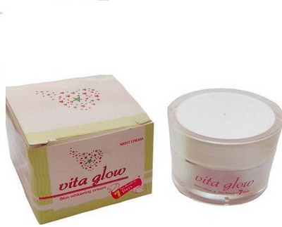 vita glow Skin Whitening & Fairness Night Cream For All skins (Made In TIBET)(30 g)