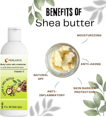 PERLENTE soft Ultra Rich Cocoa Butter & Shea Butter Moisturizing Body VRDN-412(100 ml)