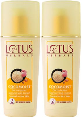 LOTUS HERBALS Cocoa-Butter Moisturizing Lotion - Cocomoist(160 ml)