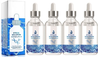 house of common Stock Solution Anti Ageing Face Serum for Men & Women (30ml) Pack of 4(120 ml)