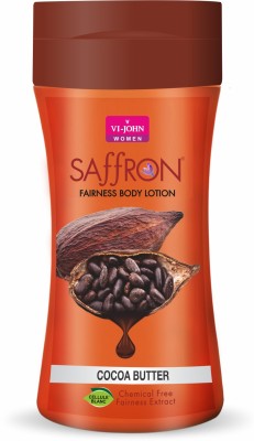 VI-JOHN Saffron Cocoa Butter Body Lotion Deep Care Moisturization All Skin Types(250 ml)