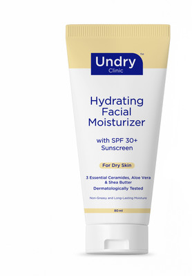 Undry Face Moisturizer for Dry Skin with Sunscreen SPF30 Face Cream Pack of 2(160 ml)