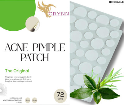 Bingeable Acne Patches 72 Waterproof Dots for Daily Use(72 g)