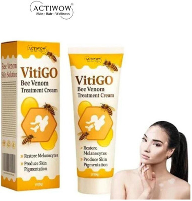 ACTIWOW Vitigo Bee Venom Cream for Soft Glow Texture X001(100 g)