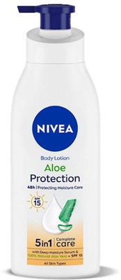 NIVEA Aloe Protection BodyLotion 400 ml SPF15 Aloe Vera Extracts Deep Moisture(400 ml)