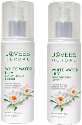 JOVEES White Water Lily Moisturizing Lotion Pack of 2(100 ml)