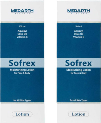 DOOMSDAY SOF-REX MOSITURIZING LOTION FOR FACE & BODY SMOOTH SKIN PACK OF- 100ml x 2(200 ml)