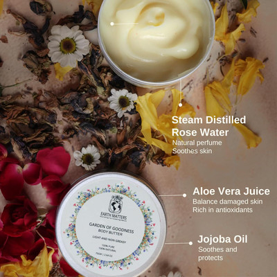 Earth Matters Garden of Goodness Body Butter | Revitalizing & Deeply Moisturizing(75 g)