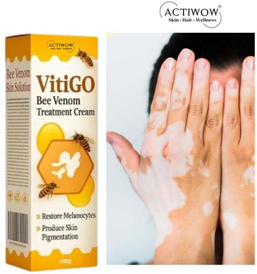 ACTIWOW Vitigo Bee Venom Cream for Cooling Face Touch X001(100 g)