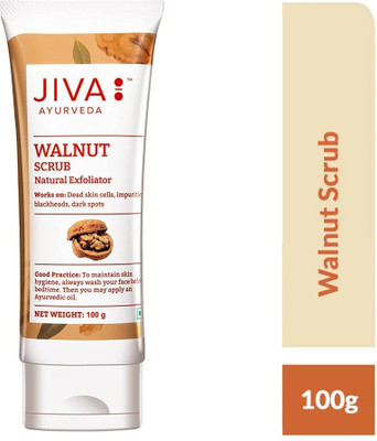 JIVA Walnut Scrub 100gm Pack of 1(100 g)