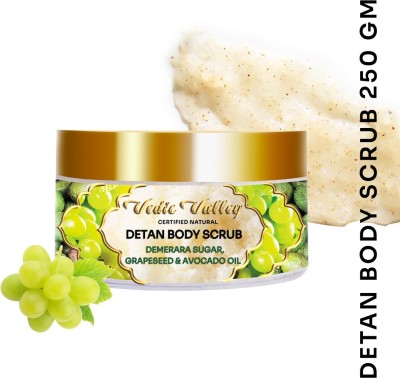 Vedic Valley Detan Body Scrub Demerara Certified Natural(250 g)