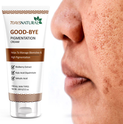 7days natural Pigmentation removal cream for women Acne Scar Removal Dark Spots Stretch Marks(100 g)