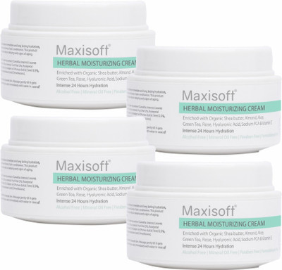 Maxisoft Herbal Moisturizing Cream 50 gm | With Avocado & Butters(200 g)