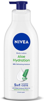 NIVEA Aloe Hydration, Moisturizer Lotion,Deep Moisture Serum,Natural Aloe Vera(400 ml)(400 ml)
