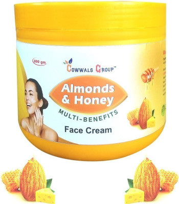 COWWAL'S GROUP Almonds & Honey Face Cream Skin Cream Pure Organic Herbal Mix 800 Gm Pack of 1(800 g)