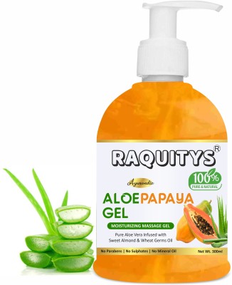 RAQUITYS Papaya Gel for Helps Reduce Wrinkles & Acne Breakouts (300 ml)(300 ml)