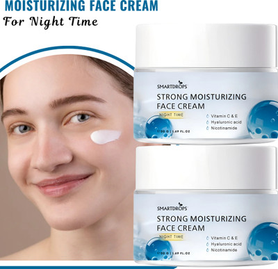smartdrops Revitalizing Night Cream for Men & Women, Illuminating Cream for Glowing Skin(100 g)