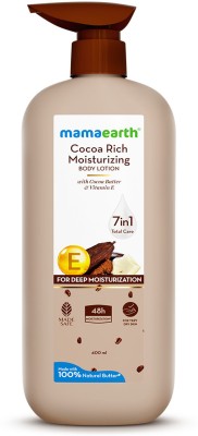 Mamaearth Cocoa Rich Moisturizing Body Lotion with Cocoa Butter & Vitamin E(400 ml)