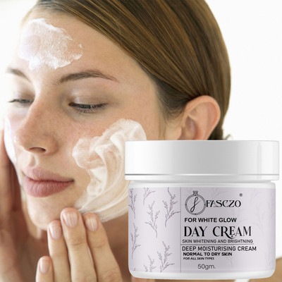 Fasczo Whitening Day Cream For Men & Women | Reduce Pigmentation, Even Out Skin Tone(50 g)