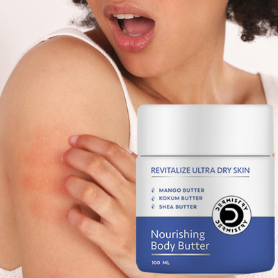 DERMISTRY Revitalize Ultra Dry Skin Nourishing Moisturizer Mango Kokum Shea Body Butter(100 ml)