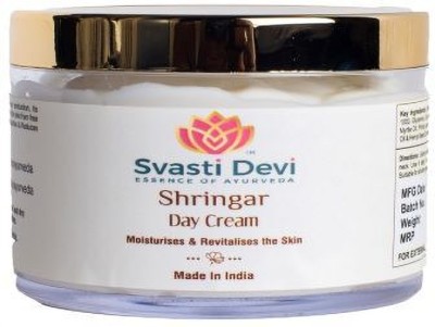 Svasti Devi Shringar Day Cream For Radiant, Healthy Skin, UV Rays Protetion And Reduces Acne(30 g)
