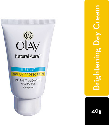 OLAY Natural Aura Radiance Cream with Vitamin B3, Pro B5, E and UV Protection(40 g)