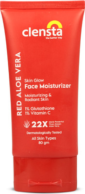 Clensta Red Aloe Vera Hydrating Face Moisturizer With Hyaluronic Acid For Hydration(80 g)