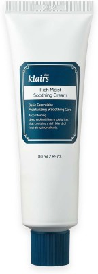 klairs Rich Moist Soothing Cream- Korean Ceramide Moisturizer, for Normal to Dry Skin(80 ml)