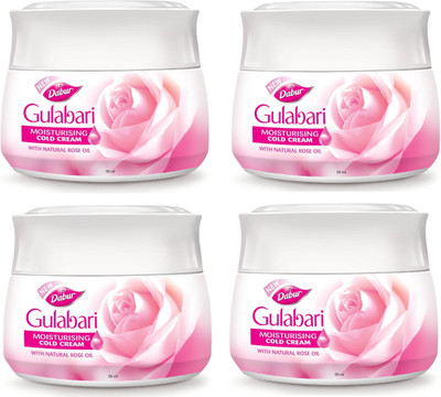 Dabur Gulabari Cold Cream 50 ML Pack of 4(200 ml)