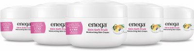 enega Skin Soft Fruit Moisturizing Skin Cream for All Skin Type - 50ml(Pack of 5)(250 ml)