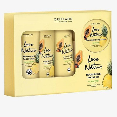 Oriflame Love Nature Nourishing Facial Kit(106.25 ml)