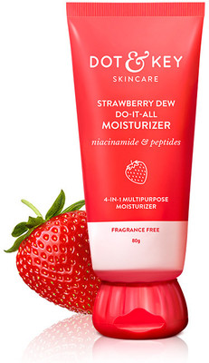 Dot & Key Strawberry Dew DO-IT-ALL,perfect make-up base,overnight mask for All Skin types(80 g)