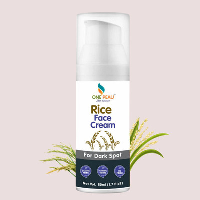 ONE PEAU Rice Face Cream For Dark Spot Reduses suitable for all skin type(50 ml)